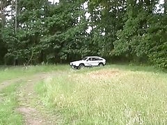 The cute hottie get screwed by two big shlong