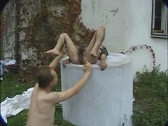 Piss: Very Hirsute Gal Outdoor